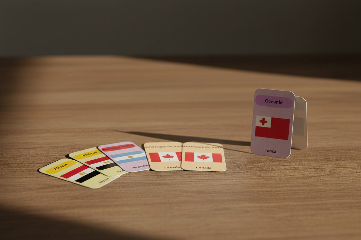 Jeu des 7 familles – Les continents du monde