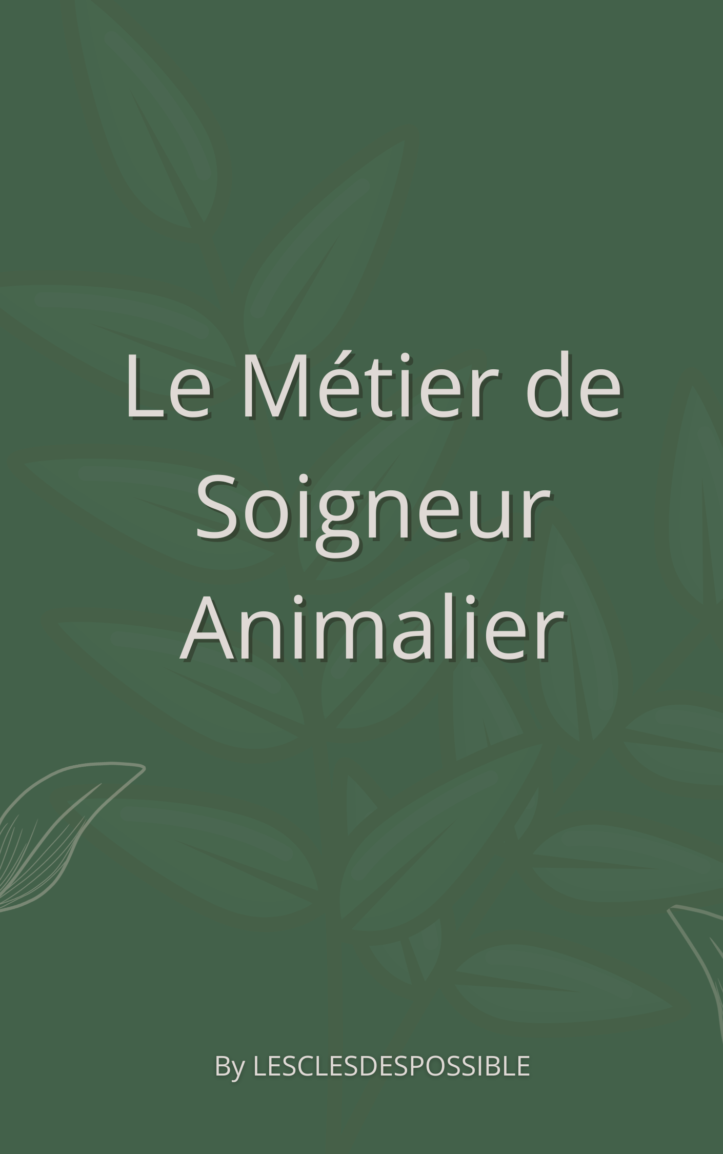 Le métier de soigneur animalier