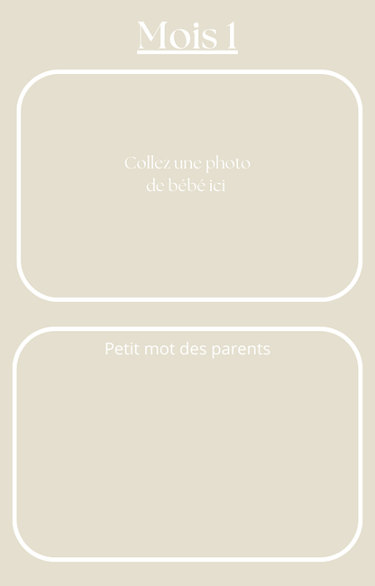 La première année de bébé : nos plus beaux souvenirs