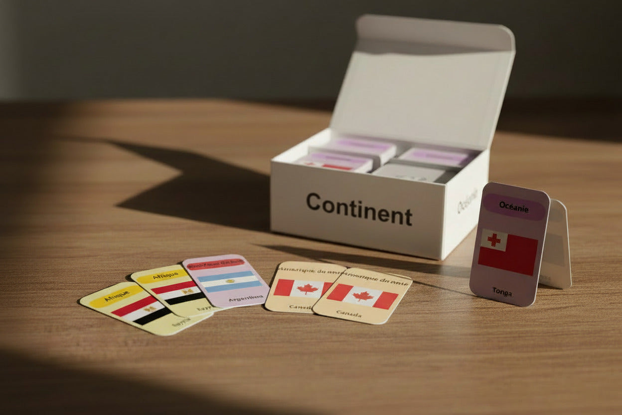 Jeu des 7 familles – Les continents du monde
