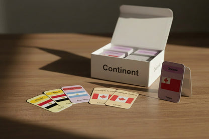 Jeu des 7 familles – Les continents du monde