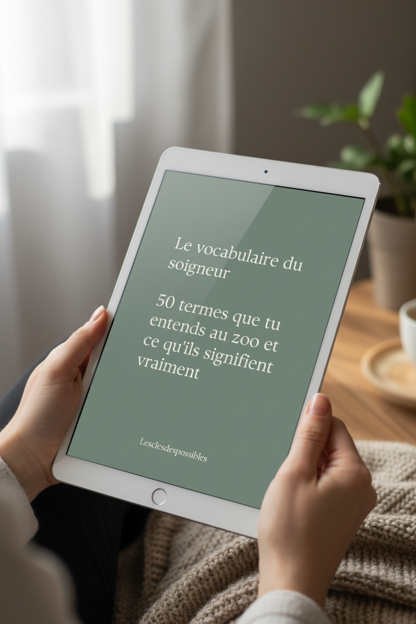 Le Vocabulaire du Soigneur Animalier — 50 termes essentiels expliqués par une professionnelle du terrain
