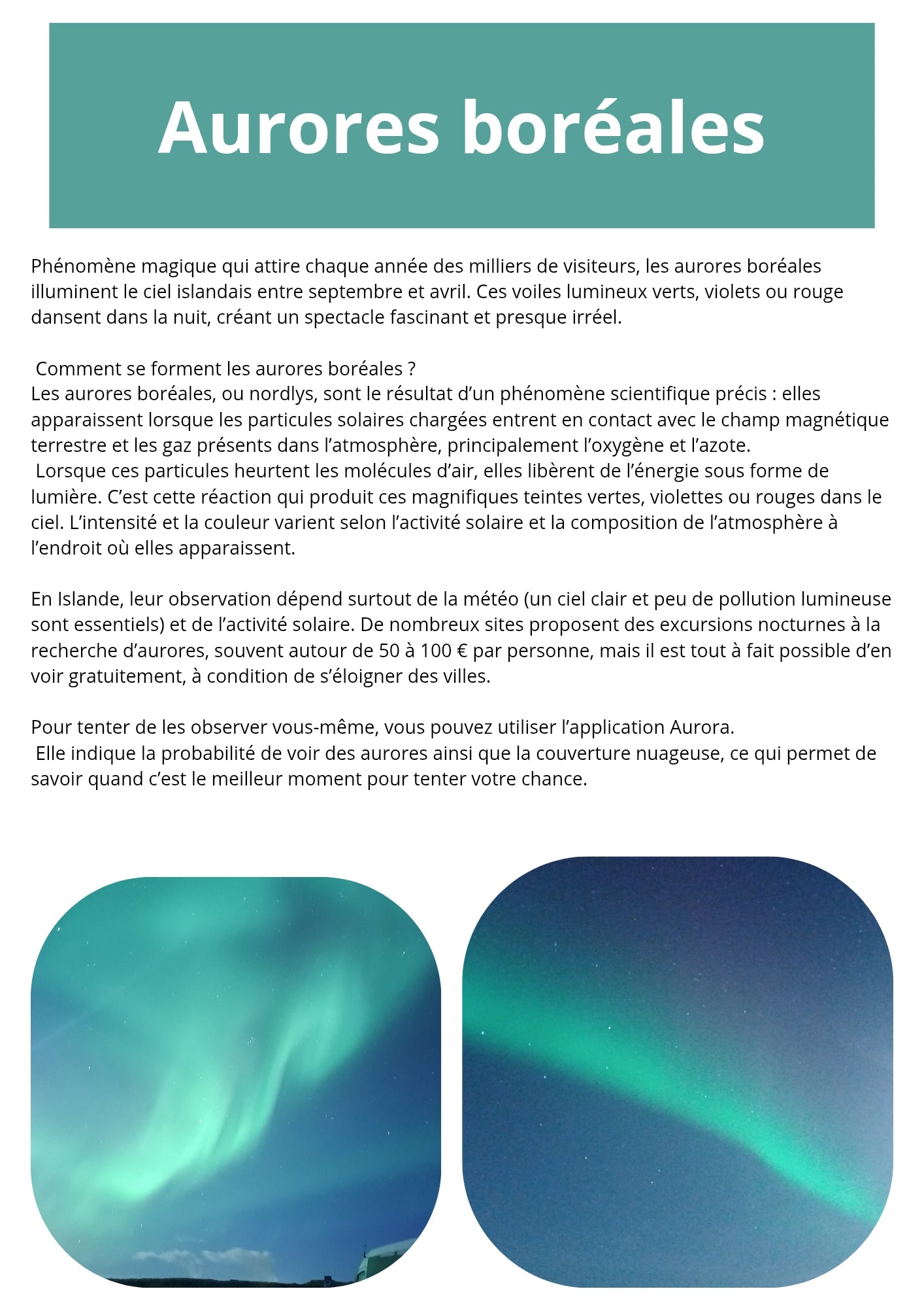 Decouvre l'islande